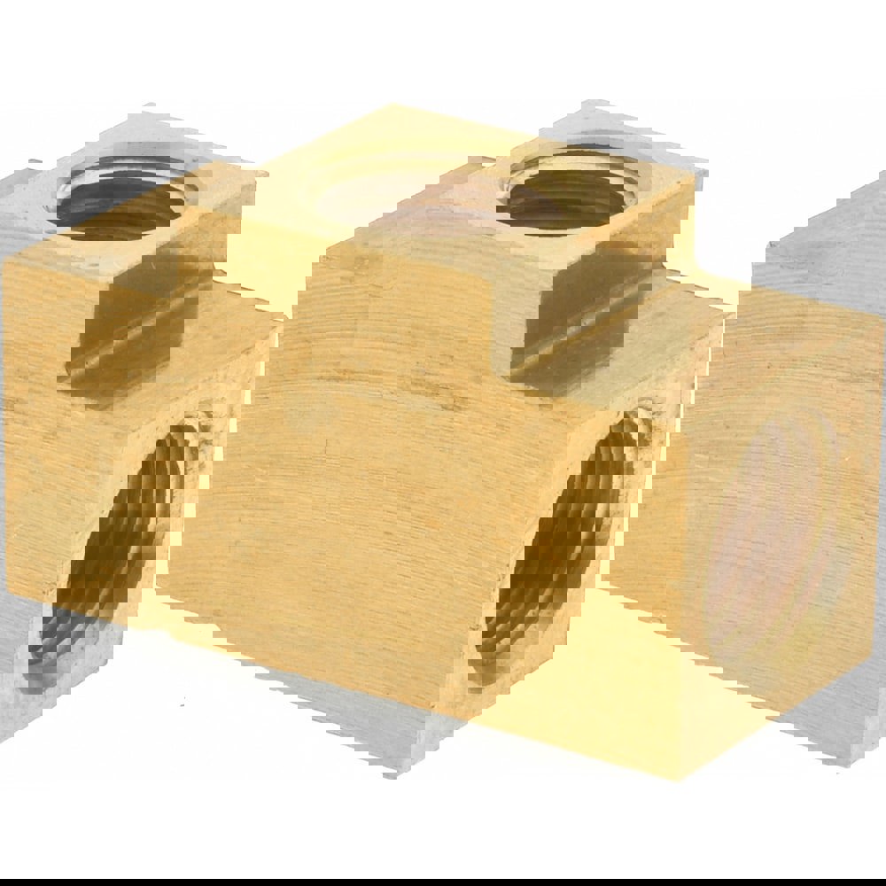 Brass Flared Tube Inverted Union Tee: 3/16